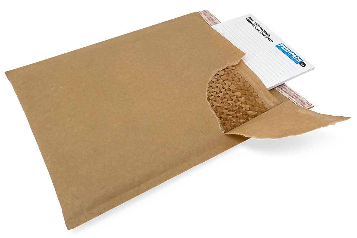 Jifbag papieren honingraat enveloppen - 250 x 300mm + 40mm (100st)