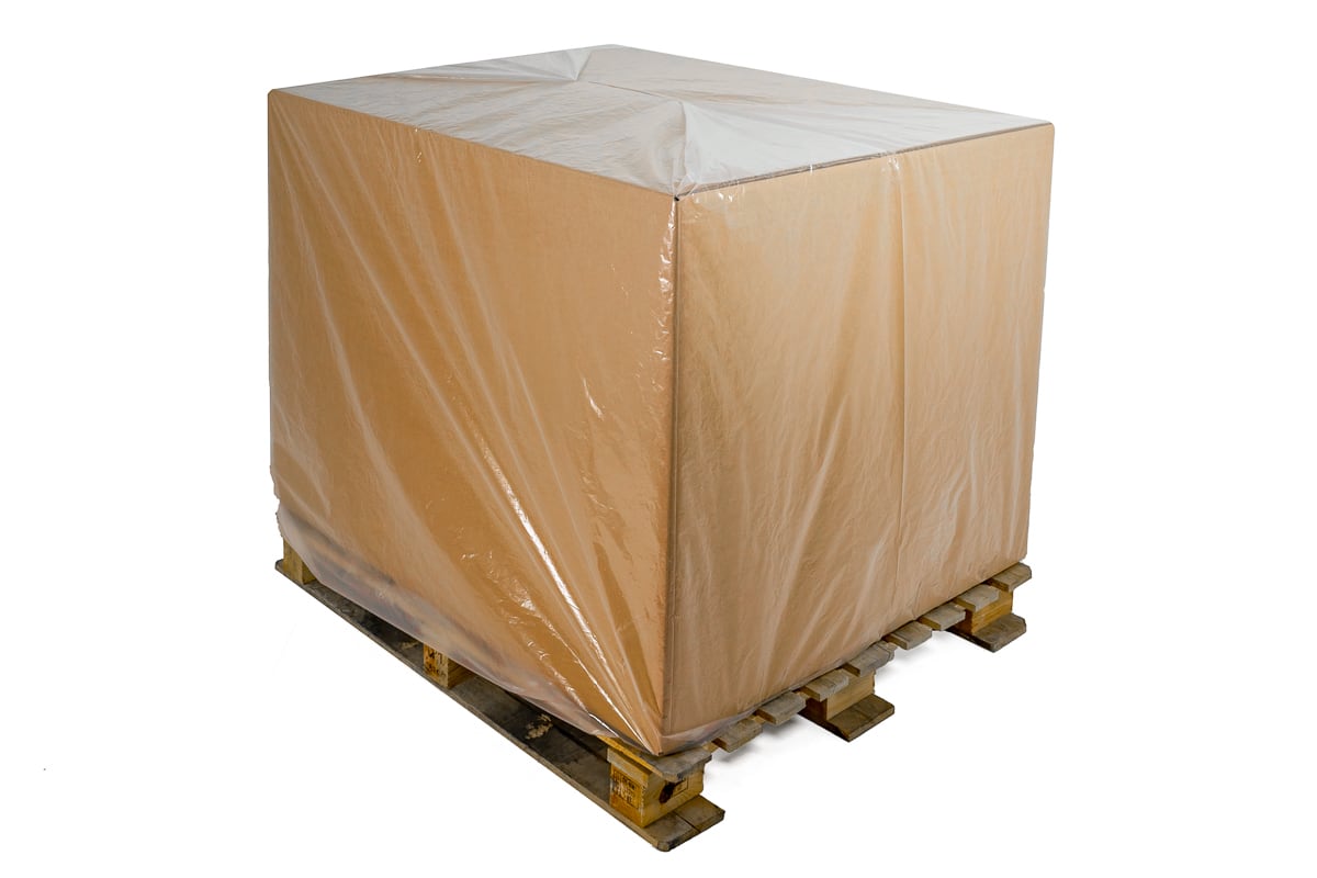 Plastic pallethoes blok/euro transp 132 x 104 x 150cm (40st)