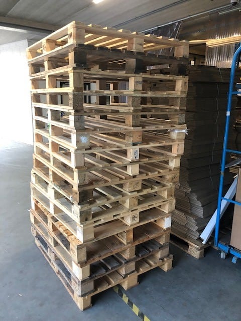 Houten pallets - 1000 x 1200mm (5 st)