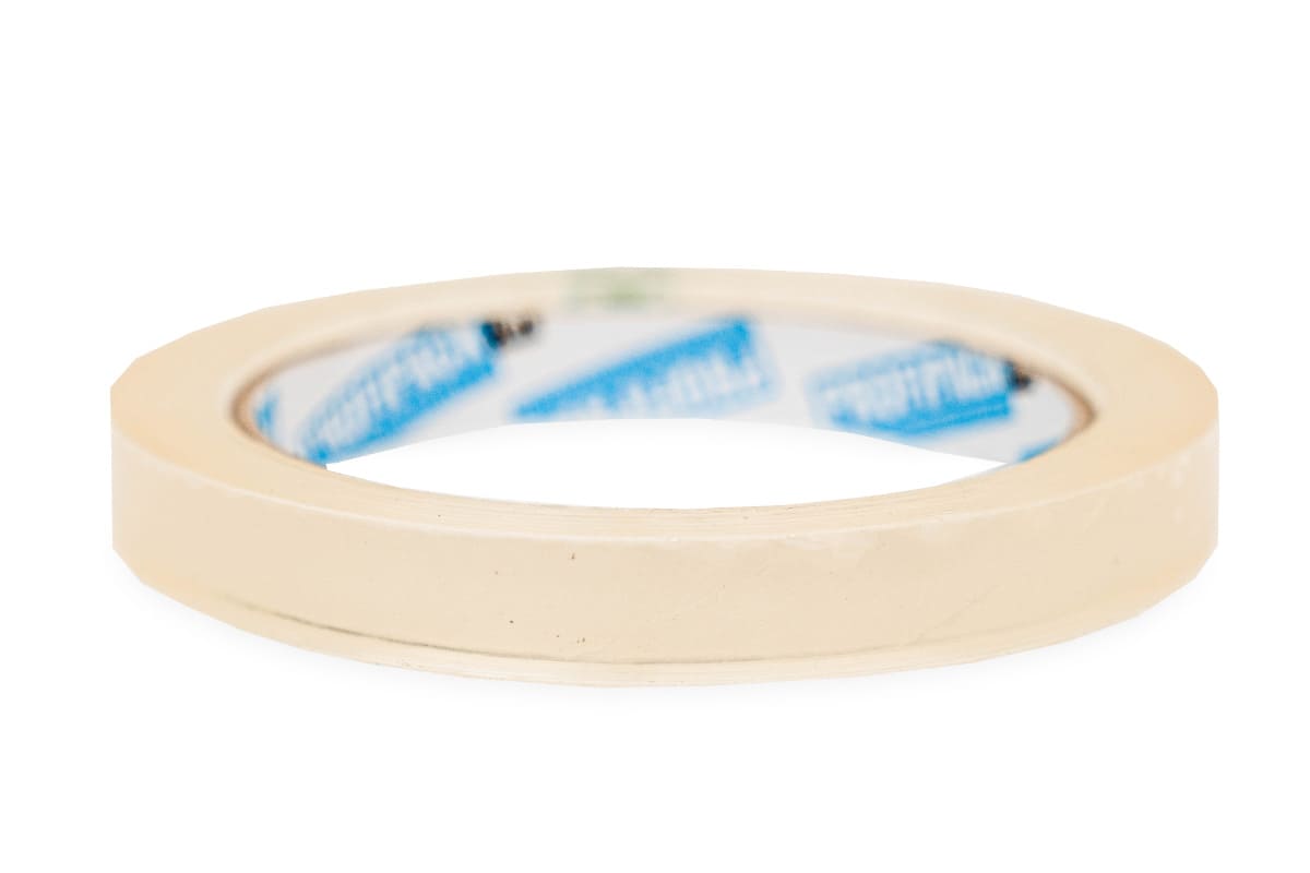 PP acryl tape transparant - 12mm x 66m