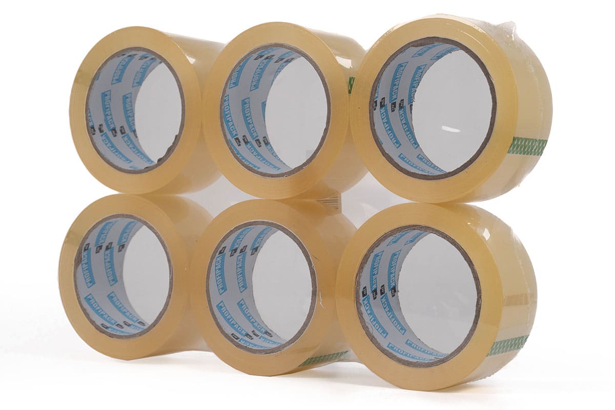 PP acryl tape transparant - 48mm x 66m