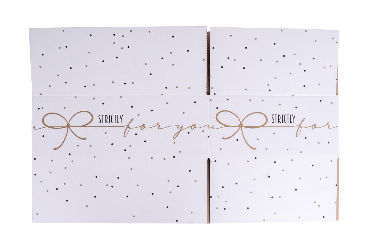 Geschenkdoos strictly gold - 390 x 290 x 177mm