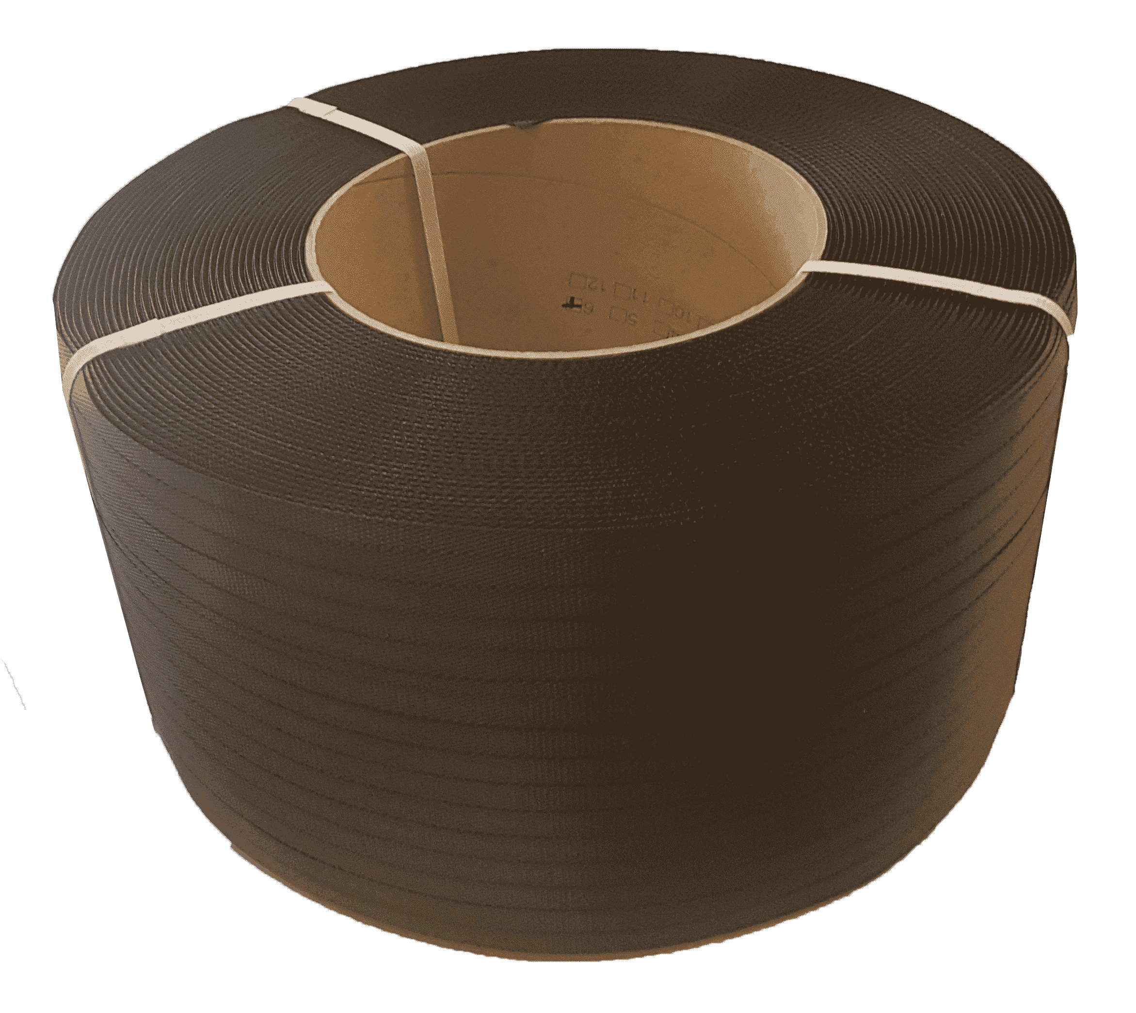 PP omsnoeringsband zwart - 12mm x 2.200m x 0,60mm