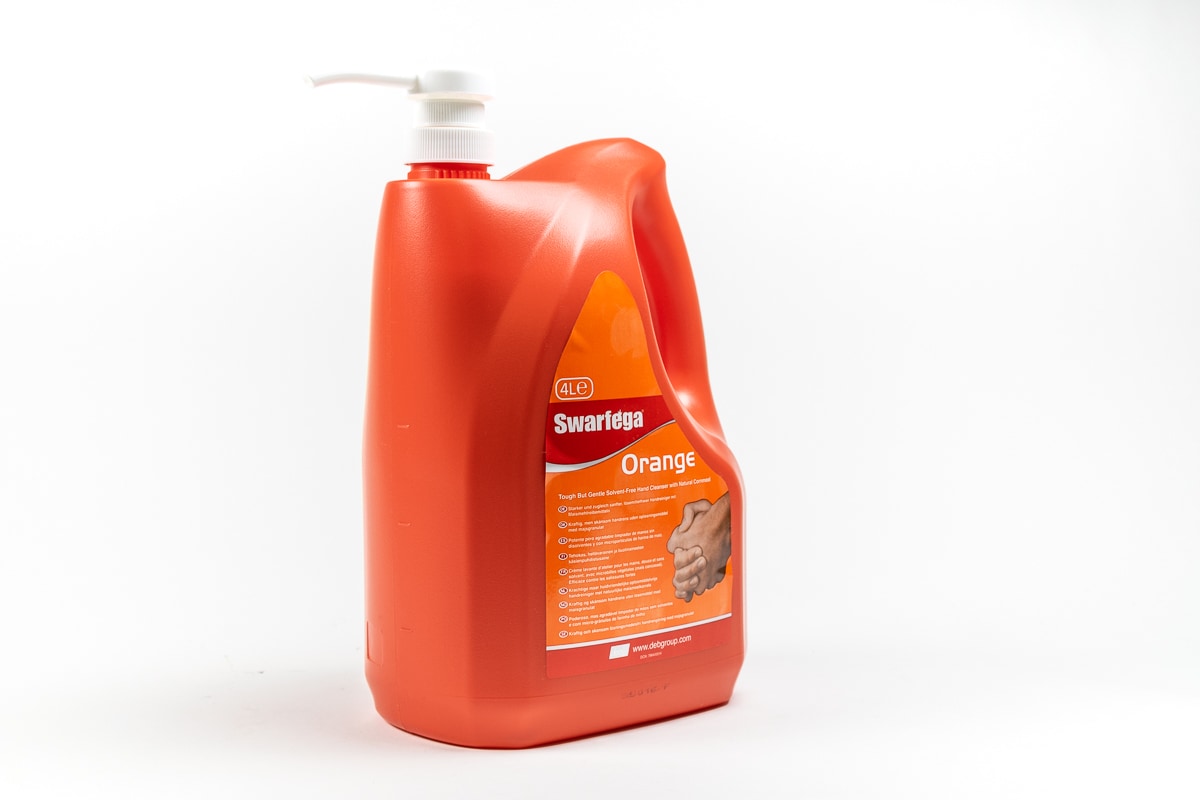 Swarfega Orange pompfles - 4 liter