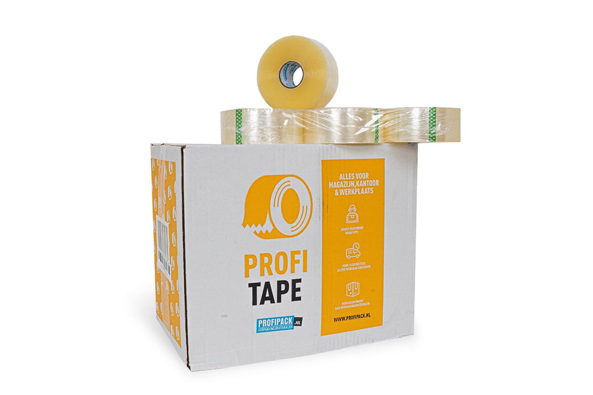 PP Profi Bonus tape hotmelt transparant - 48mm x 200m