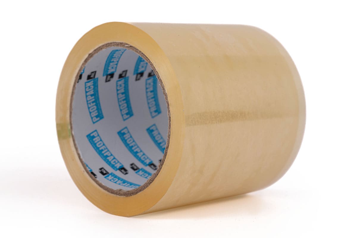 PP acryl tape transparant - 38mm x 66m 