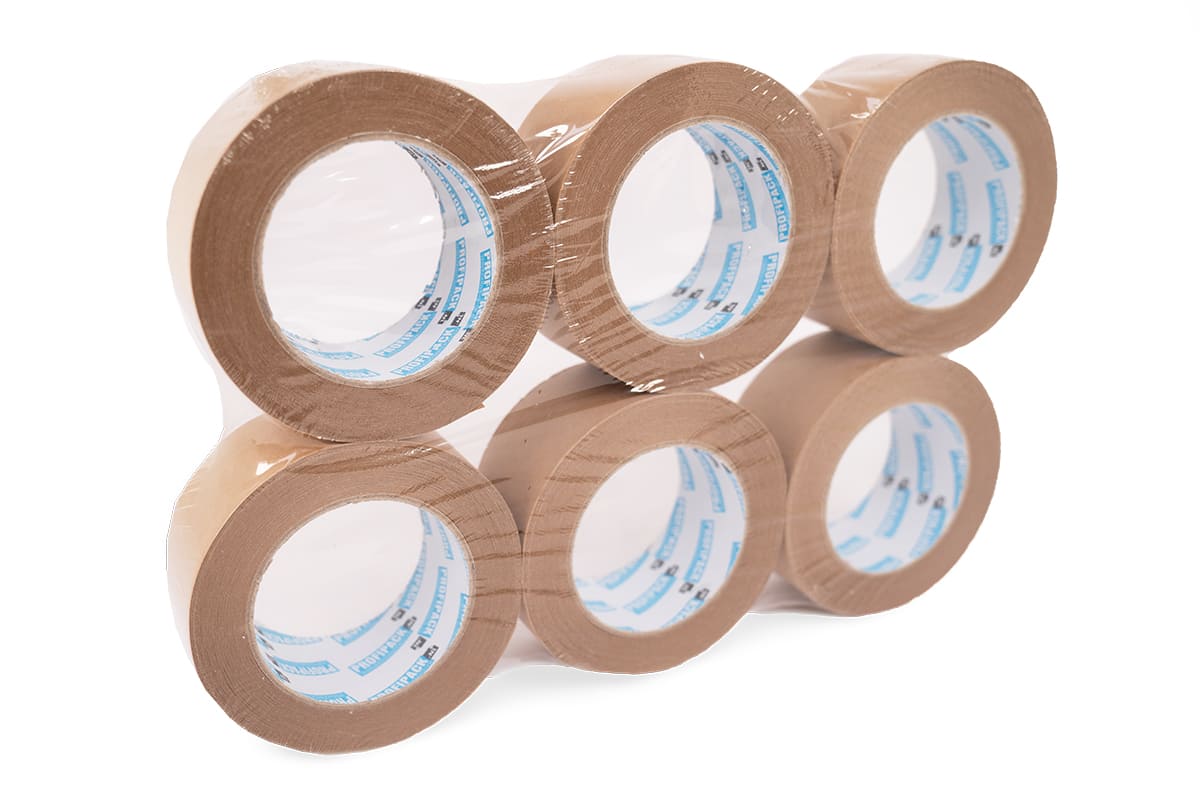 Papieren tape bruin Eco - 50mm x 50m