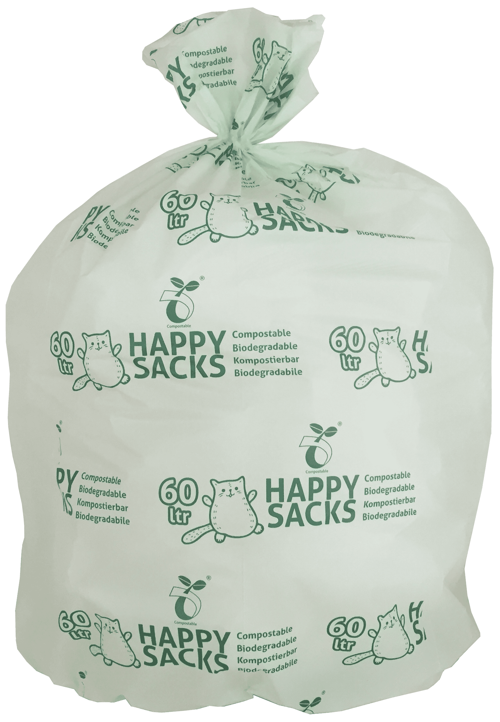 Happy Sacks bio GFT afvalzakken 100L - 70x110 cm