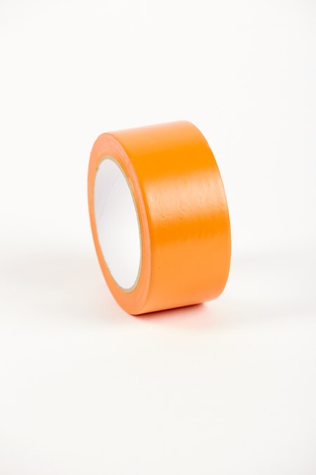 Stuclopertape removable oranje - 50mm x 33m