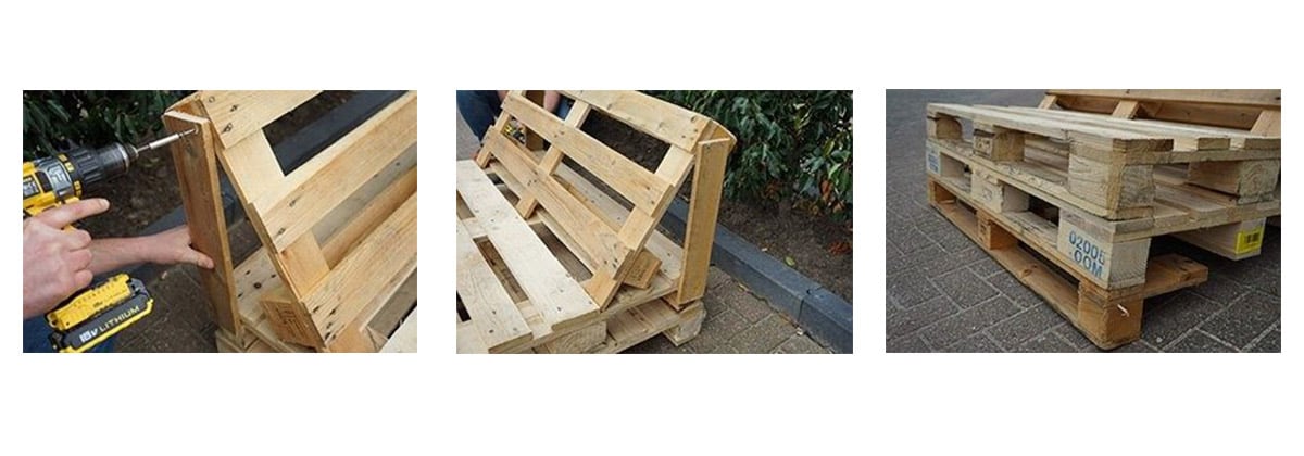 Stap 4: Zelf palletbank maken